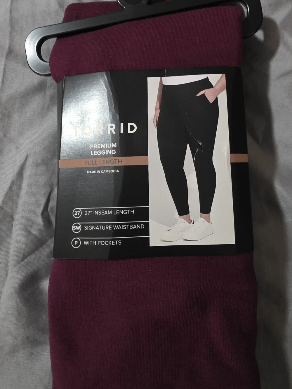 Torrid Premium Full-Length Leggings in Highland Thistle